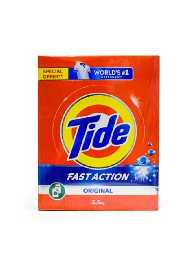 Tide 4 x 2.5kg (Green) Frontload – Powerful Laundry Detergent for Front‑Loading Machines - Image 1
